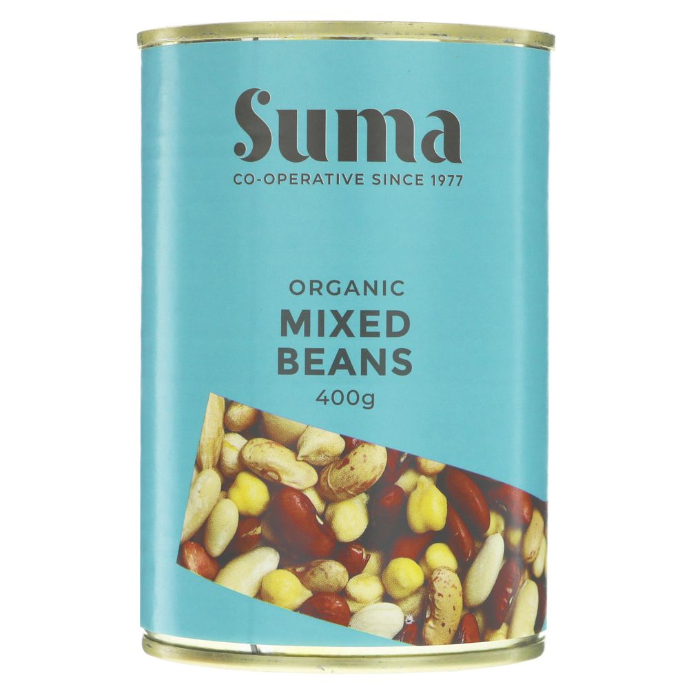 Suma Tins Organic Mixed Beans 400g