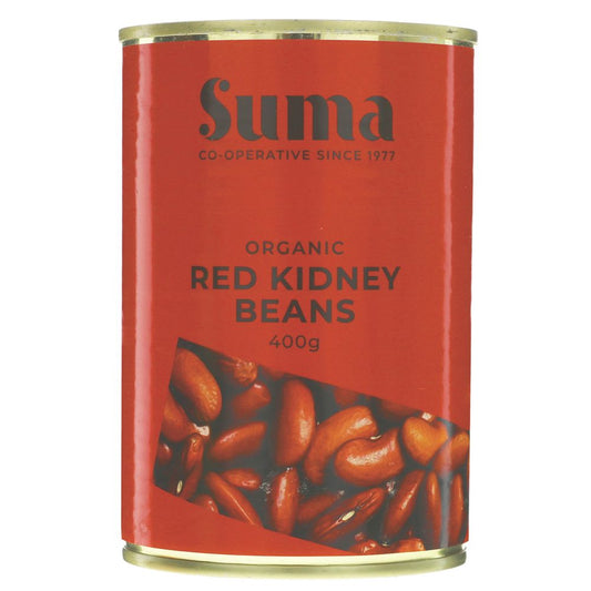 Suma Tins Organic Red Kidney Beans 400g