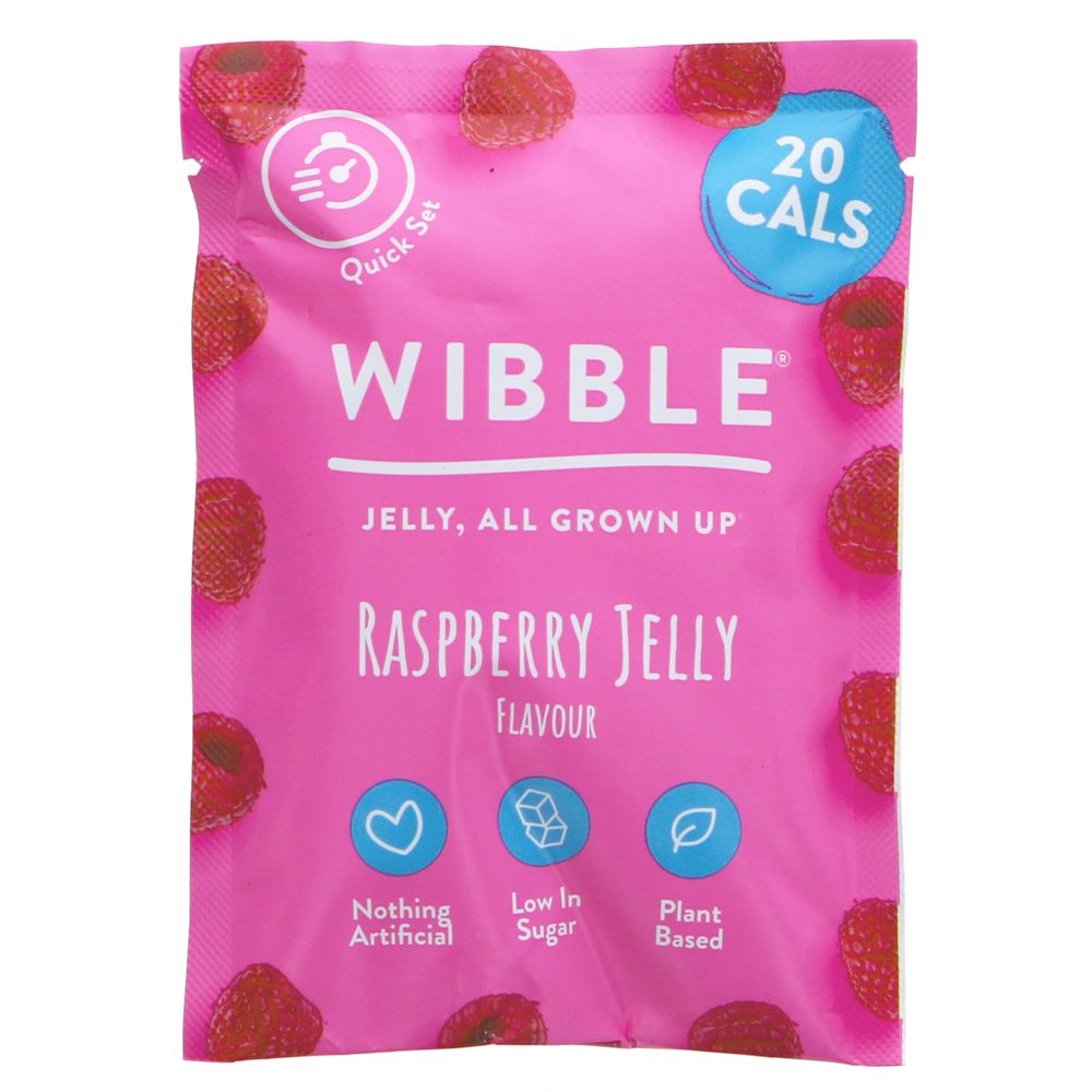 Wibble Raspberry Jelly Crystals 57g